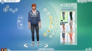 Мужские джинсы для Sims 4 миниатюра 6