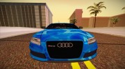 Audi RS6 Blue Star Badgged para GTA San Andreas miniatura 3
