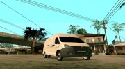 ГАЗель Next цельнометаллический фургон для GTA San Andreas миниатюра 7