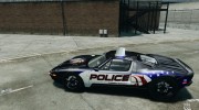 Ford GT1000 Hennessey Police 2006 v1.0 для GTA 4 миниатюра 2