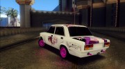 ВАЗ 2107 - No Game, No Life Itasha для GTA San Andreas миниатюра 3