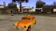ГАЗ М20 Победа Такси для GTA San Andreas миниатюра 1