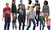 ElfQuest Tops Set para Sims 4 miniatura 1