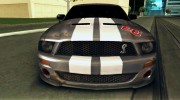 Ford Mustang Shelby для GTA San Andreas миниатюра 6