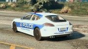 Porsche Panamera Turbo - Need for Speed Hot Pursuit Police Car for GTA 5 miniature 3