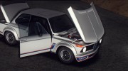 BMW 2002 Turbo (E10) 1973 для GTA San Andreas миниатюра 7