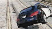 2016 Mercedes-Benz CLA 45 AMG Shooting Brake POLICE для GTA 5 миниатюра 11