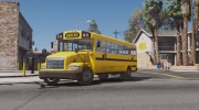 Caisson Elementary C School Bus for GTA 5 miniature 1