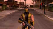 Mortal Kombat X Klassic Scorpion для GTA San Andreas миниатюра 4