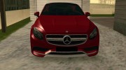 Mercedes-Benz S63 Coupe для GTA San Andreas миниатюра 4
