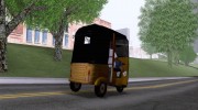 Bajaj Tuk-Tuk Rickshaw для GTA San Andreas миниатюра 3