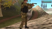 Стрелок ополчения ДНР para GTA San Andreas miniatura 13
