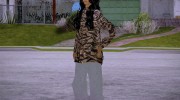 Camo Shirt Girl для GTA San Andreas миниатюра 6