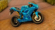 Ducati Desmosedici RR 2012 Blue Star para GTA San Andreas miniatura 13