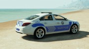 Opel Insignia 2016 Yeni Türk Trafik Polisi para GTA 5 miniatura 3