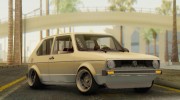Volkswagen Golf Mk I Punk для GTA San Andreas миниатюра 10
