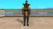 Scorpion alternative costume для GTA San Andreas миниатюра 3