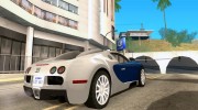 Bugatti Veyron 16.4 para GTA San Andreas miniatura 4