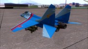 MiG-29 Russian Falcon для GTA San Andreas миниатюра 2