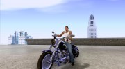 Harley Davidson FLSTF (Fat Boy) v2.0 Skin 5 for GTA San Andreas miniature 1