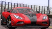 Koenigsegg Agera R Racer для GTA San Andreas миниатюра 27