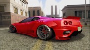 Ferrari 360 LB Works L3D для GTA San Andreas миниатюра 3