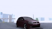 VW Polo GTI Stanced для GTA San Andreas миниатюра 4