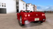 Ferrari 360 Spyder V2.0 для GTA San Andreas миниатюра 3