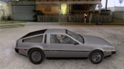 DeLorean DMC-12 для GTA San Andreas миниатюра 5