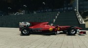 2010 Scuderia Ferrari F10 для GTA 4 миниатюра 5