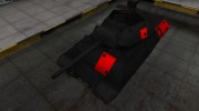 Черно-красные зоны пробития M10 Wolverine для World Of Tanks миниатюра 1
