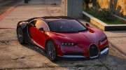 2017 Bugatti Chiron 1.0 для GTA 5 миниатюра 2
