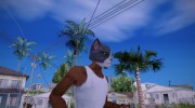 Cat mask (GTA V Online) para GTA San Andreas miniatura 5