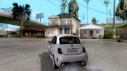 Fiat 500 Abarth для GTA San Andreas миниатюра 3