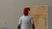 Красная маска гопника HD для GTA San Andreas миниатюра 1