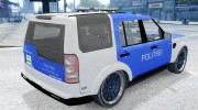 Estonian Police Discovery 4 Land Rover para GTA 4 miniatura 5
