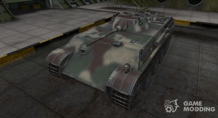 Skin camouflage for tank Aufklarerpanzer Panther
