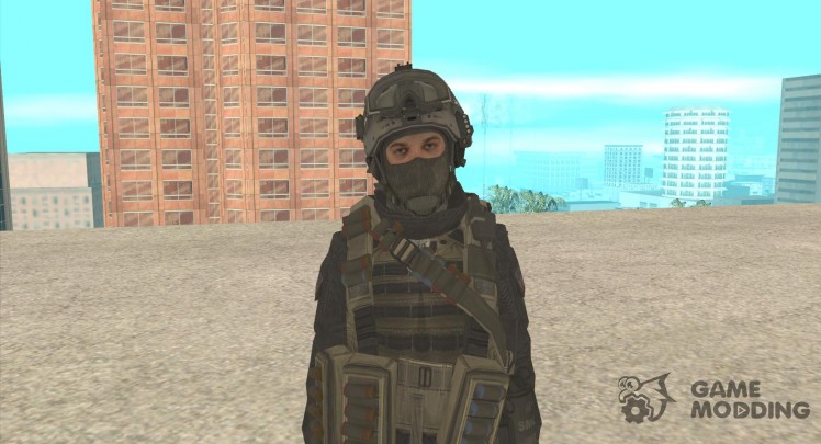 A second soldier from the skin CoD MW 2