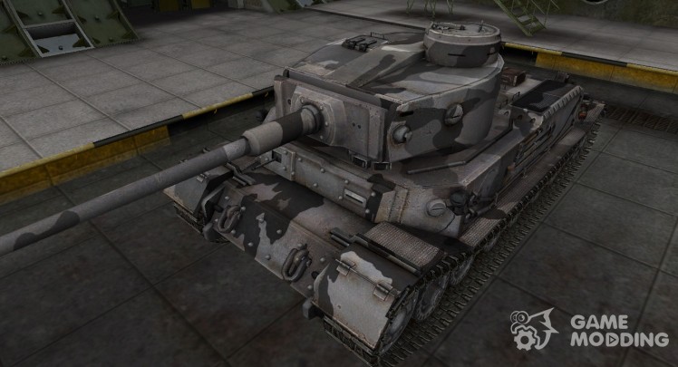 La piel para el tanque alemán Panzer VI Tiger (P)
