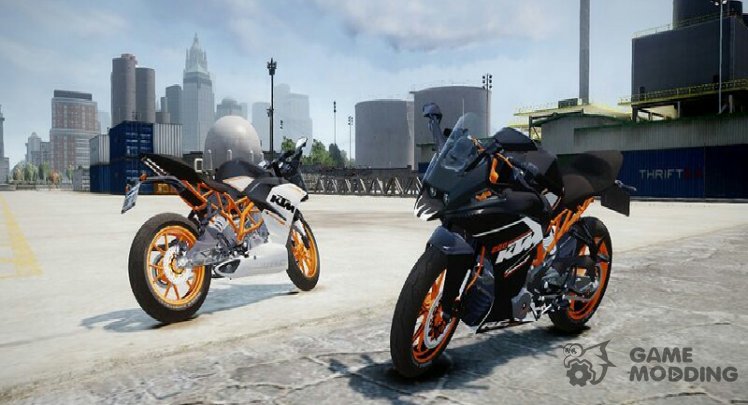 KTM RC 390 and 200