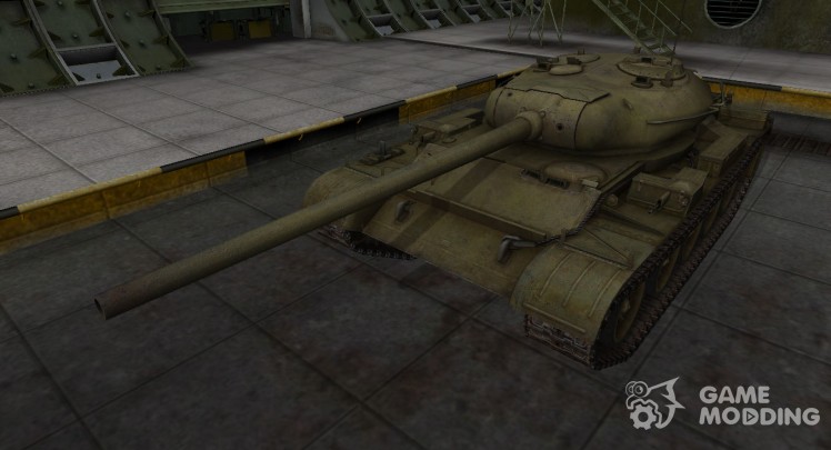 La piel para el T-54 en расскраске 4БО