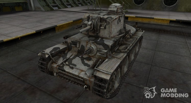 La piel para el tanque alemán Panzer 38 (t)