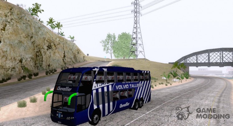 El autobús de Talleres de Cordoba chavallier