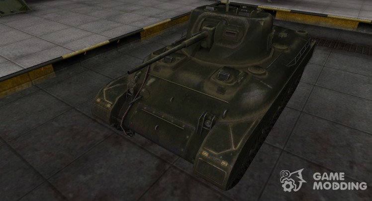 La piel de américa del tanque M7