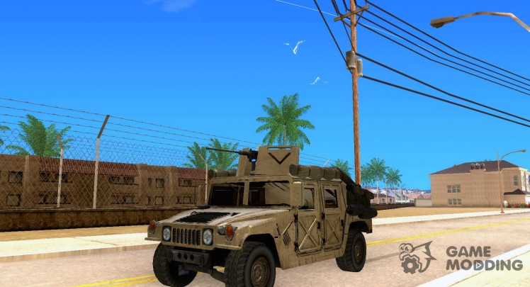 Hummer H1 HMMWV with mounted Cal.50