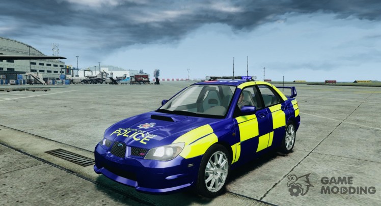 Subaru Impreza WRX policía