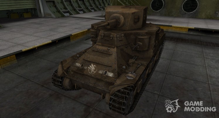 El skin al estilo de C&C GDI para el M2 Medium Tank