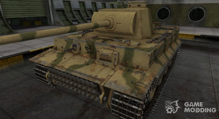 Casco de camuflaje Panzer VI Tiger