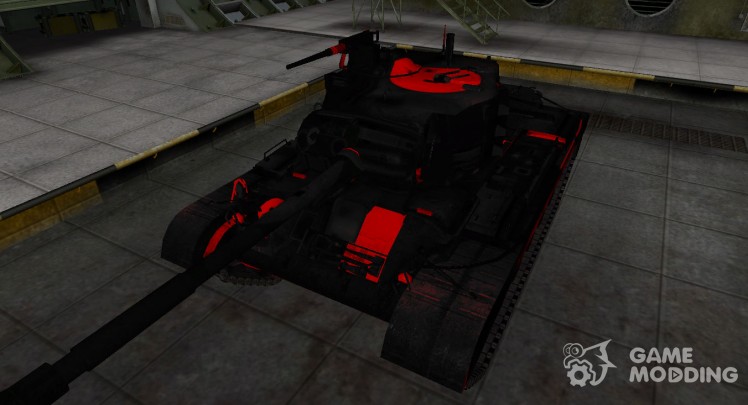 Black and red zone breakthrough M46 Patton