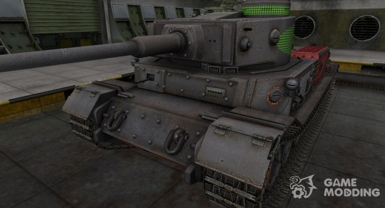 La zona de ruptura del Panzer VI Tiger (P)